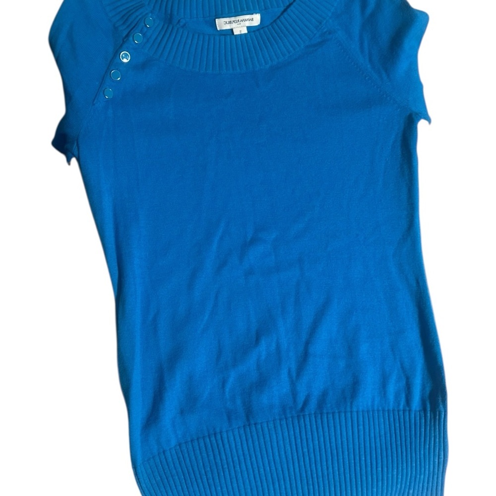 Banana Republic Womens Blue Button-Detail Sweater S - Picture 5 of 5